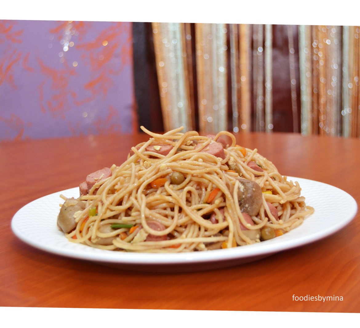 Egg Fried Spaghetti Recipe